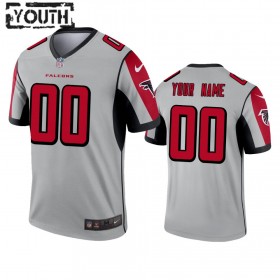 Camiseta Niño NFL Atlanta Falcons Personalizar Silver Inverted Legend